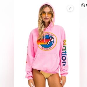 Pink Aviator Nation Hoodie